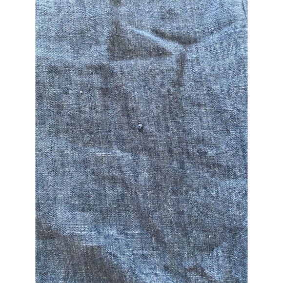 VTG IC Collection Lagenlook Asymmetrical Linen Chambray Zip Shirt Skirt Set XL - Picture 14 of 14